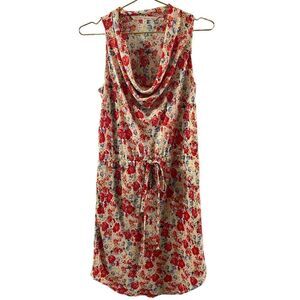 Rachel Rachel Roy Sleeveless Tie Waist Floral Pocket Dress Size Small